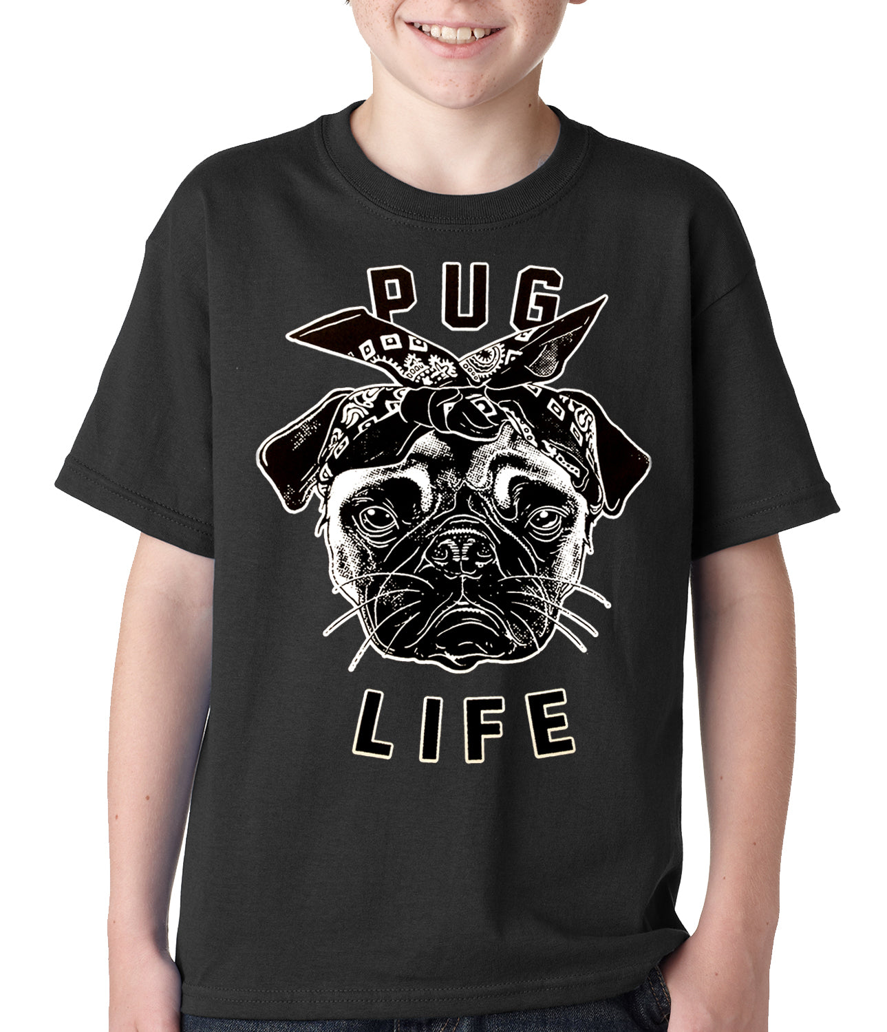 Tupug Pug Life Kids T-shirt