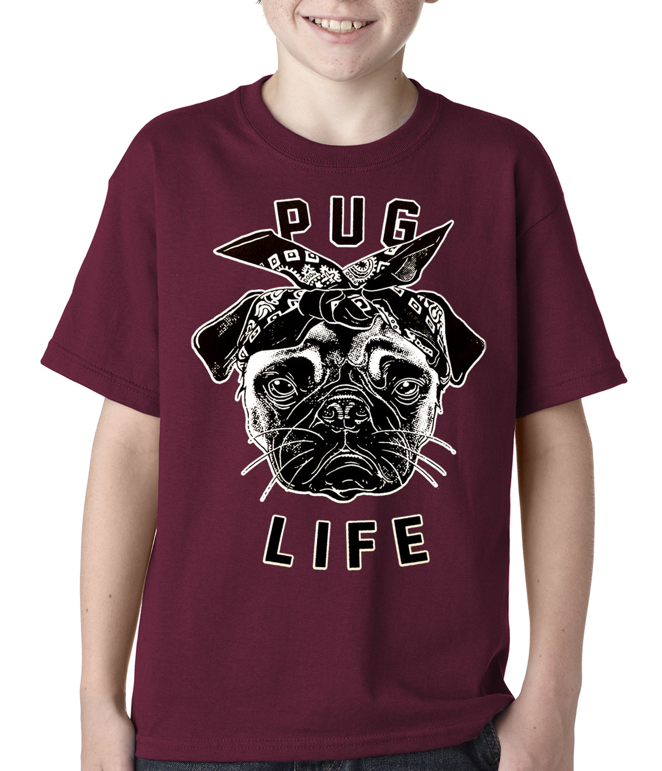 Tupug Pug Life Kids T-shirt