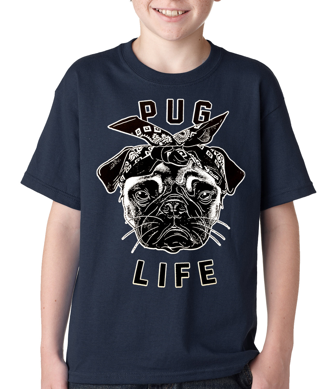 Tupug Pug Life Kids T-shirt