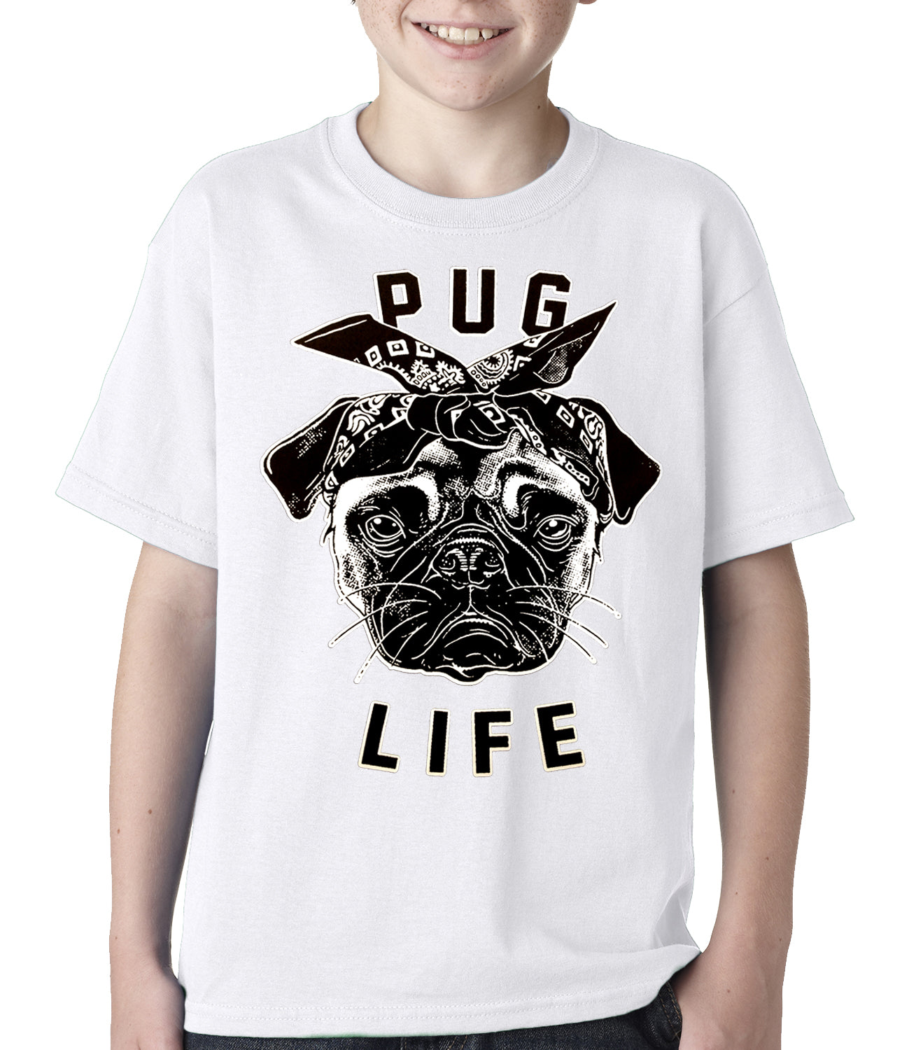 Tupug Pug Life Kids T-shirt
