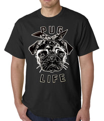 Tupug Pug Life Mens T-shirt