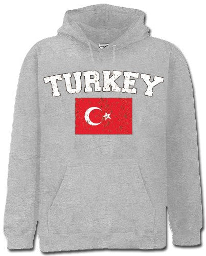 Turkey Vintage Flag International Hoodie