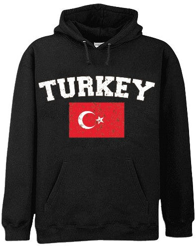 Turkey Vintage Flag International Hoodie