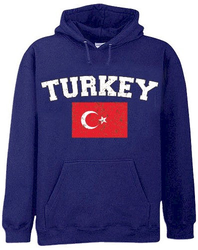 Turkey Vintage Flag International Hoodie