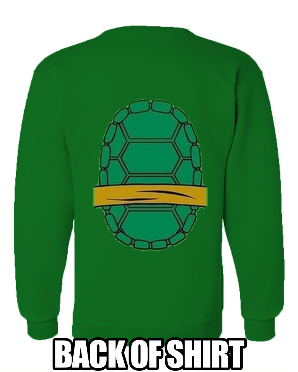 Turtle Costume with Letter Buckle Crewneck Sweatshirt