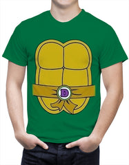 Turtle Costume with Letter Buckle Men's T-Shirt