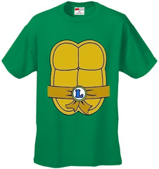 Turtle Costume with Letter Buckle Men's T-Shirt