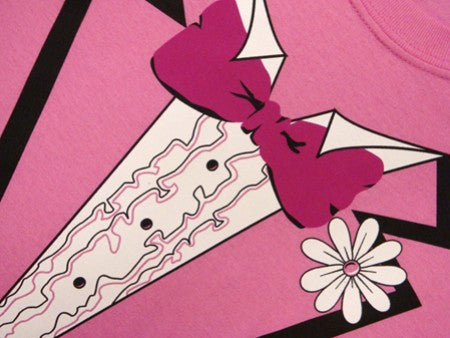 Tuxedo Shirt - Men's HOT PINK Tuxedo T-Shirt With Ruffles (Hot Pink Shirt)