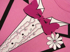 Tuxedo Shirt - Men's HOT PINK Tuxedo T-Shirt With Ruffles (Hot Pink Shirt)