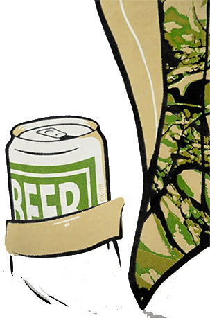 Tuxedo Shirts -- Camouflage Beer Can Tuxedo  T-Shirt