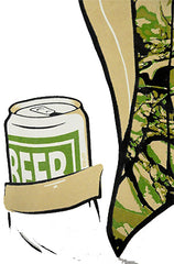 Tuxedo Shirts -- Camouflage Beer Can Tuxedo  T-Shirt