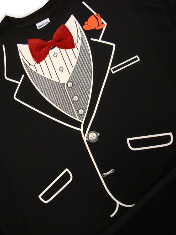 Tuxedo Shirts - Girls  All Occasion Formal Tuxedo T-Shirt