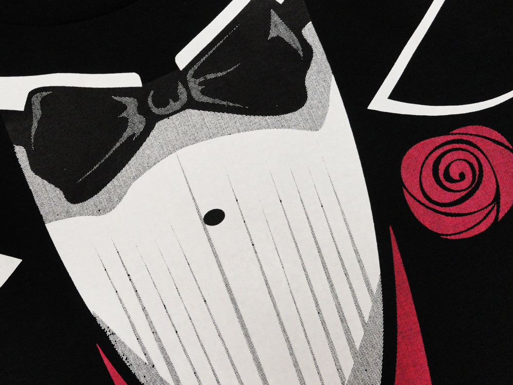 Tuxedo T-Shirts - Tuxedo With Pink Vest And Flower Kid's T-Shirt (Black)