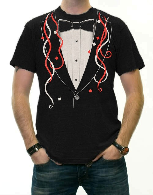 Tuxedo Tees - Party Time Tuxedo T-Shirt