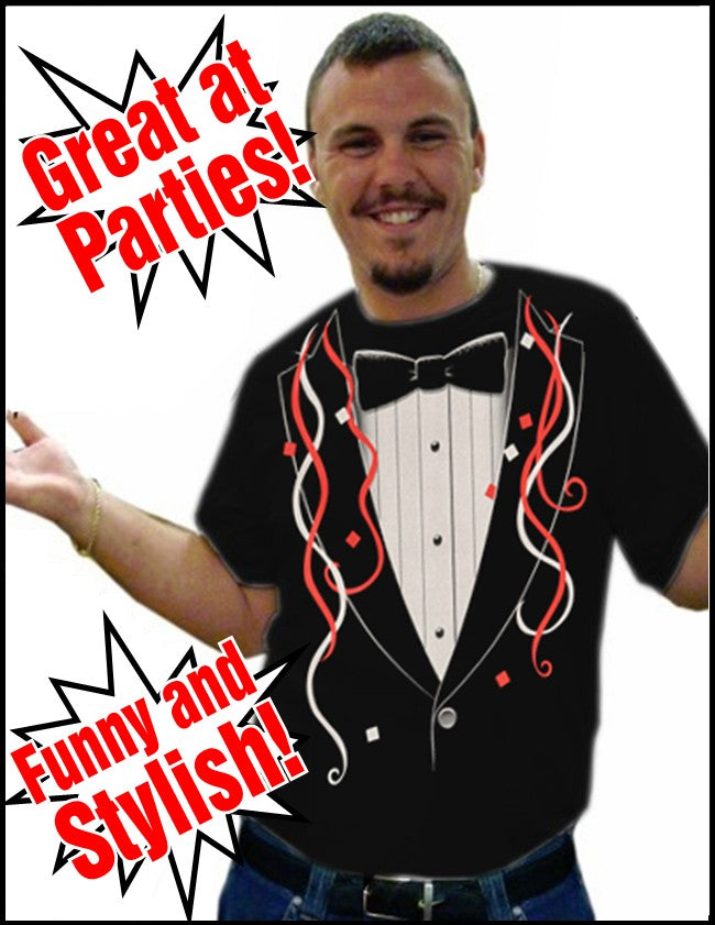 Tuxedo Tees - Party Time Tuxedo T-Shirt