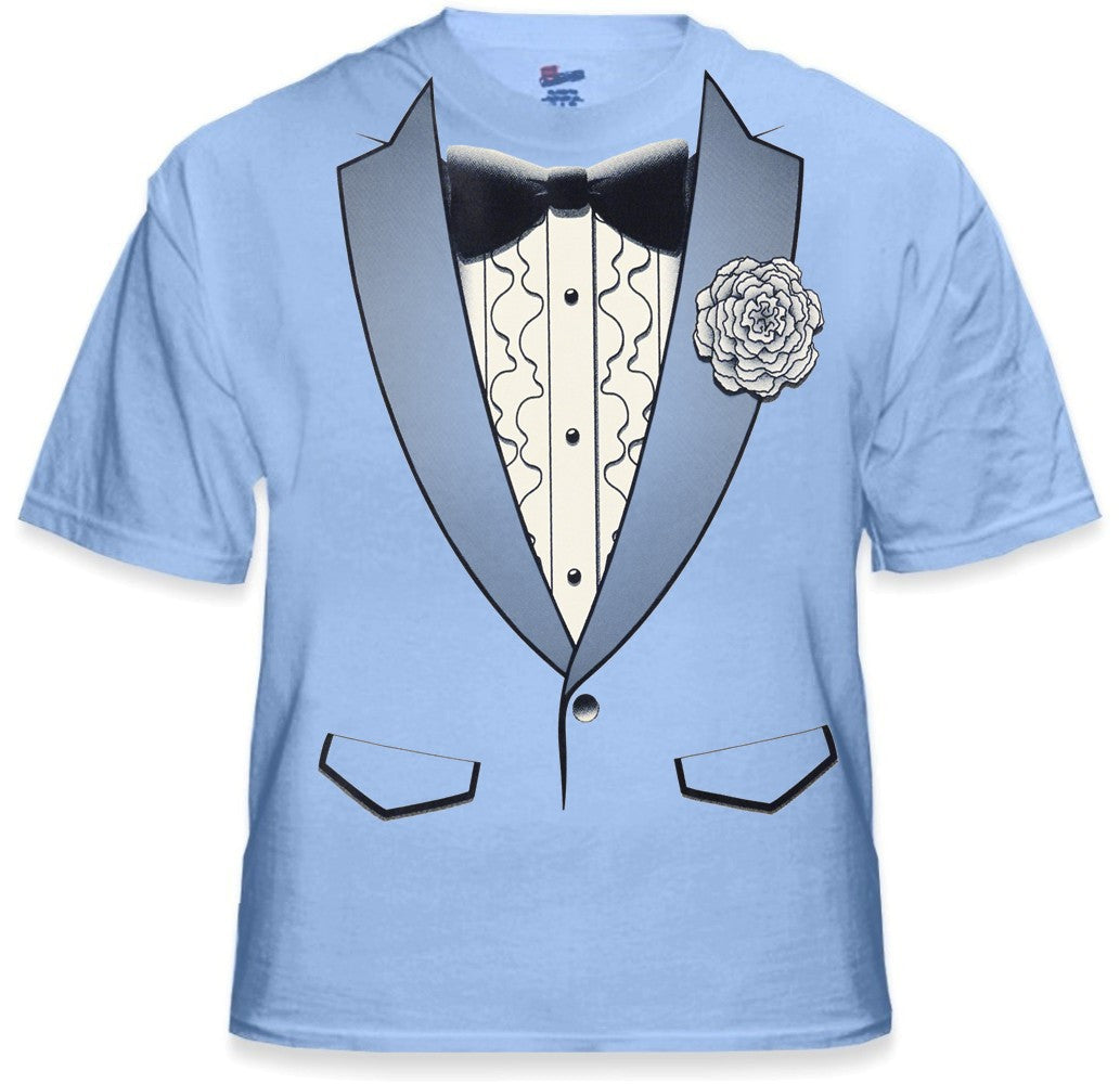 Tuxedo Tees - Retro Ruffled Tuxedo T-Shirt