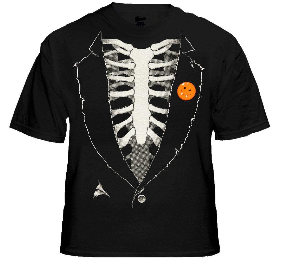 Tuxedo Tees - Skeleton Bones Tuxedo T-Shirt