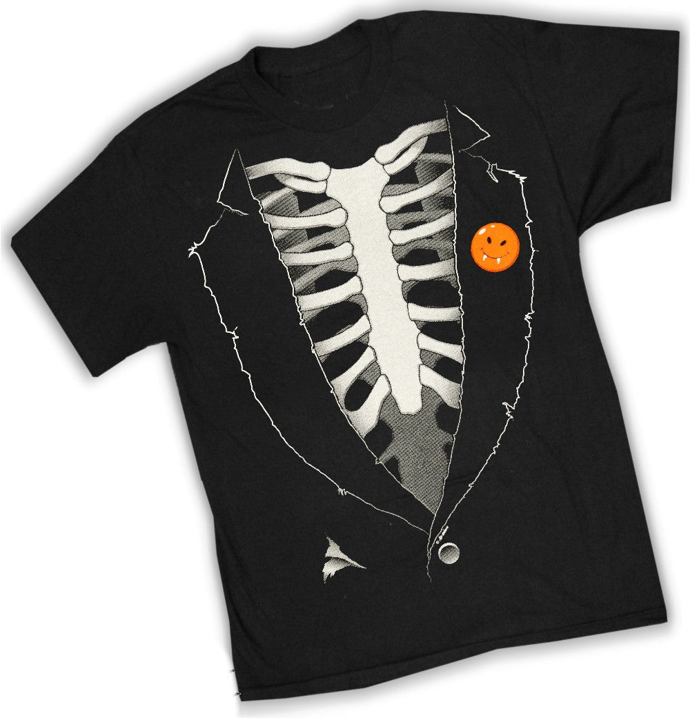 Tuxedo Tees - Skeleton Bones Tuxedo T-Shirt