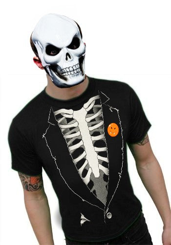 Tuxedo Tees - Skeleton Bones Tuxedo T-Shirt