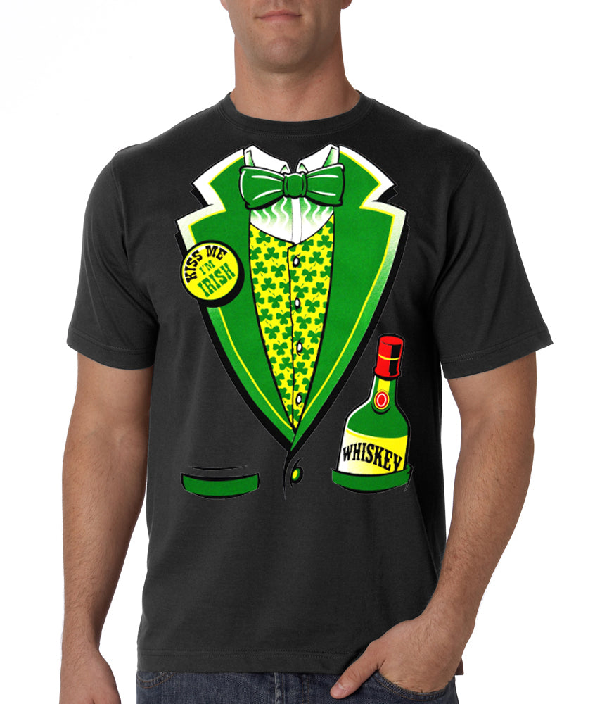 Tuxedo TShirts - Irish Whiskey Tuxedo Men's T-Shirt