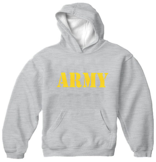 U.S Army Military Adult Hoodie (Yellow)