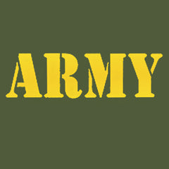 U.S  Army Military Girl's T-Shirt (Yellow)