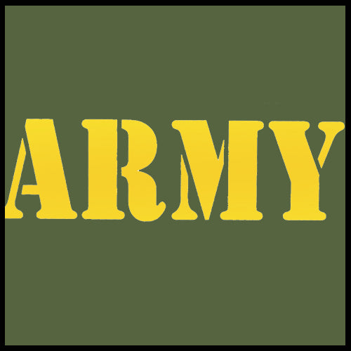 U.S Army Military Men's T-Shirt (Yellow)