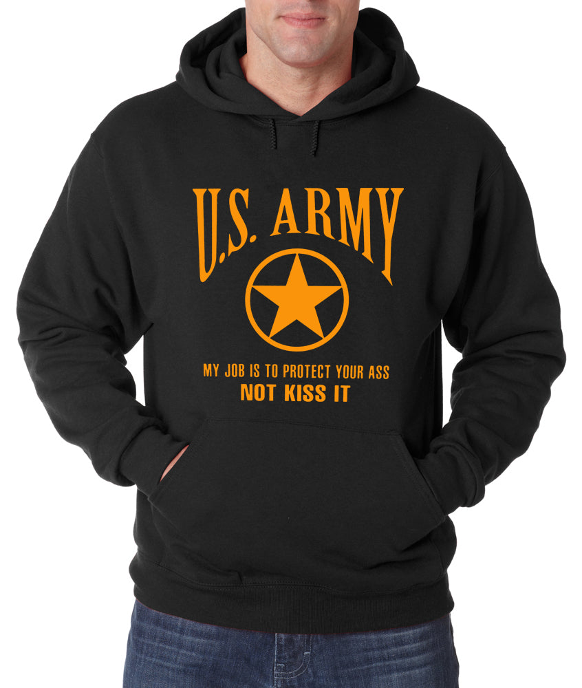 U.S. Army Protect Your Ass Not Kiss It Adult Hoodie