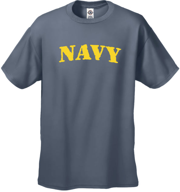 U.S Navy Military Men's T-Shirt (Yellow)