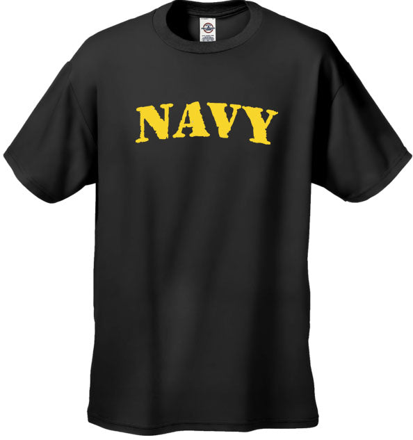 U.S Navy Military Men's T-Shirt (Yellow)