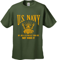 U.S. Navy Protect Your Ass Not Kiss It Men's T-Shirt