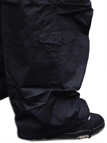 UFO Unisex Basic Strappy Pants (Black with grey camo)