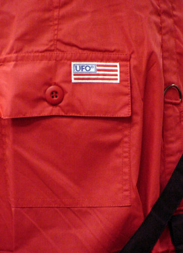 UFO Unisex Basic Strappy Pants (Red/Black)