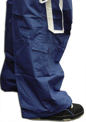 UFO Unisex Basic Strappy Pants (Royal Blue/White)