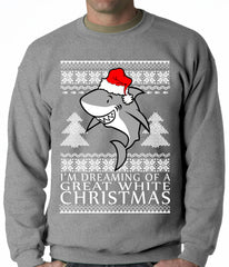 Great White Christmas Crewneck Sweatshirt