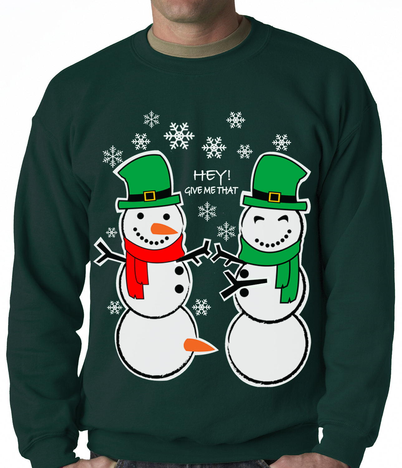 Perverted Snowman Carrot Crewneck Sweatshirt