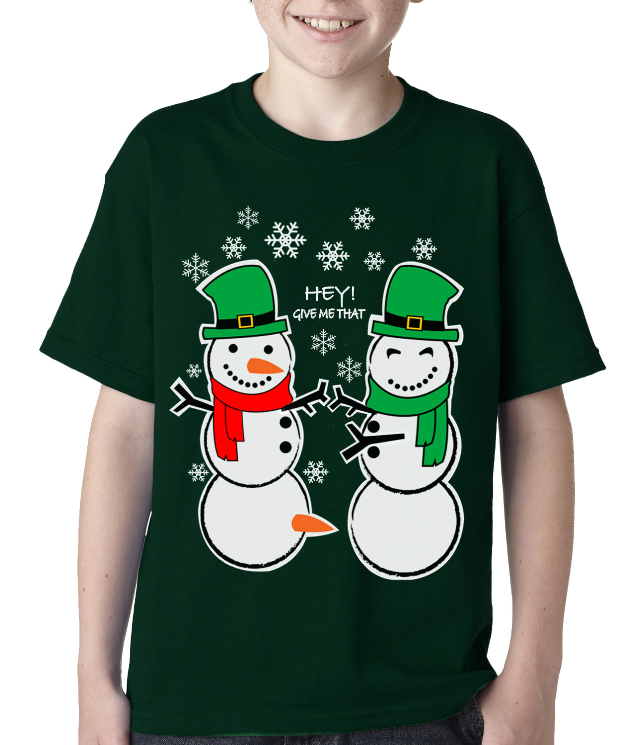 Ugly Christmas T-shirt Perverted Snowman Kids T-shirt