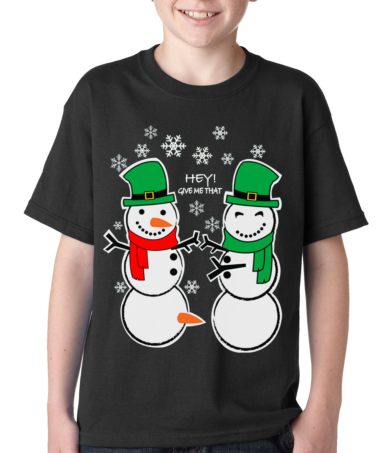 Ugly Christmas T-shirt Perverted Snowman Kids T-shirt
