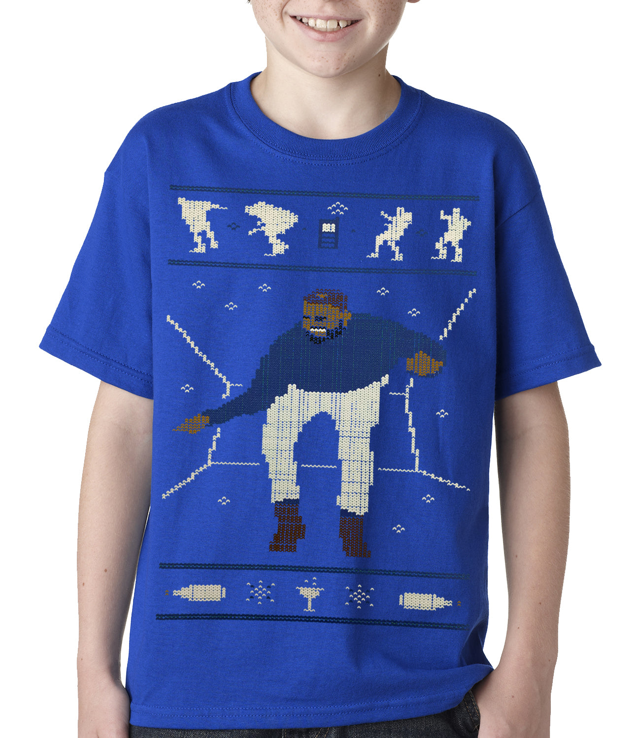 Ugly Christmas Tee - Dancing Man Kids T-shirt