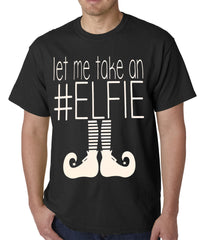 Ugly Christmas Tee - Let Me Take An #ELFIE Ugly Christmas Mens T-shirt