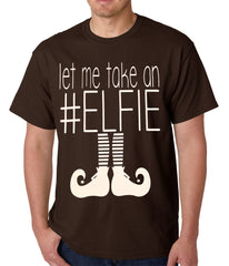 Ugly Christmas Tee - Let Me Take An #ELFIE Ugly Christmas Mens T-shirt