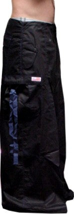 Unisex 40 " Wide Leg UFO Pants  (Black/Blue)