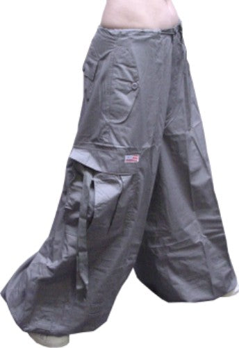 Unisex 40 " Wide Leg UFO Pants (Dark Grey)