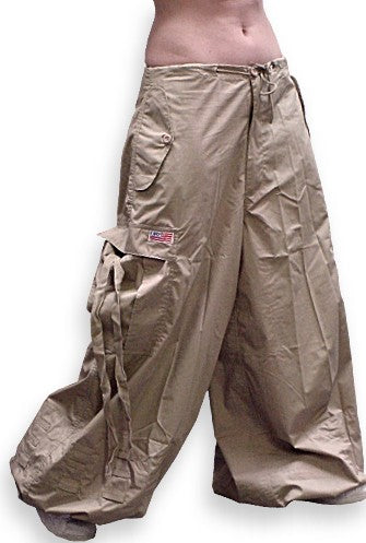 Unisex 40 " Wide Leg UFO Pants (Khaki)