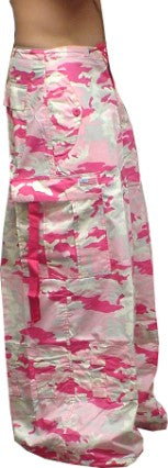 Unisex 40 " Wide Leg UFO Pants (Pink Camo)