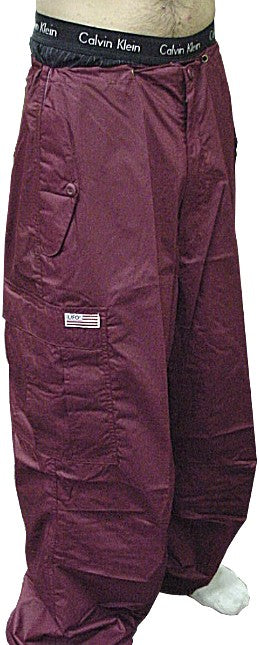 Unisex Basic UFO Pants (Burgundy)