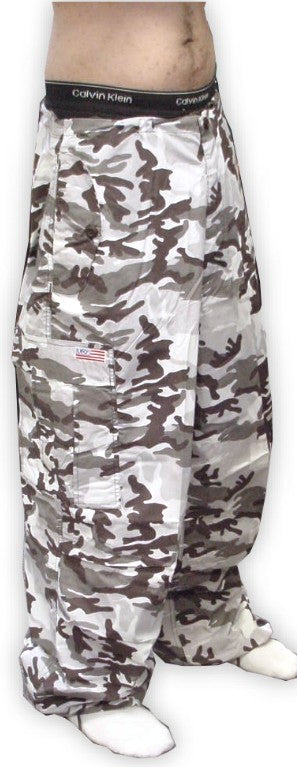 Unisex Basic UFO Pants (Grey Camo)