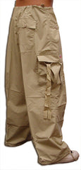 Unisex Basic UFO Pants w/ Zip Off Legs to Shorts (Khaki)