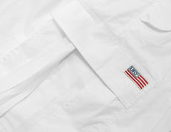 Unisex Basic UFO Pants w/ Zip Off Legs to Shorts (White)