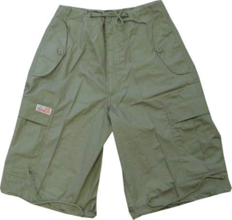 Unisex Basic UFO Shorts  (Moss Green)